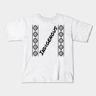 Indigenous Sideways Kids T-Shirt